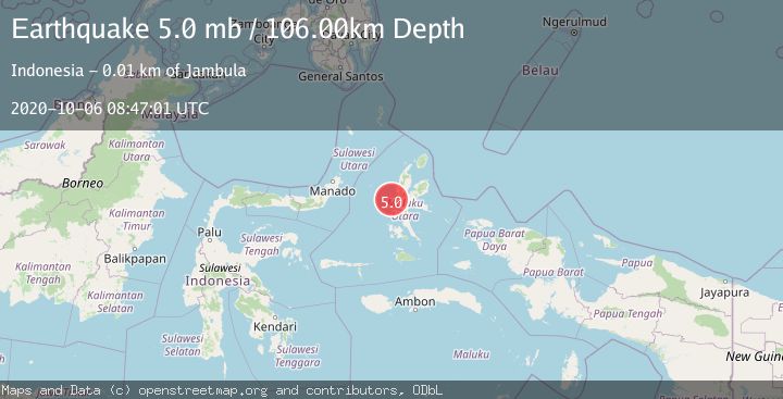 Map of HALMAHERA, INDONESIA