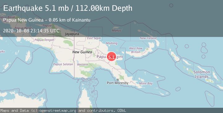Map of EASTERN NEW GUINEA REG., P.N.G.