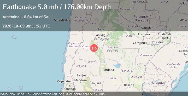 Map of CATAMARCA, ARGENTINA