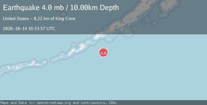 Map of UNIMAK ISLAND REGION, ALASKA