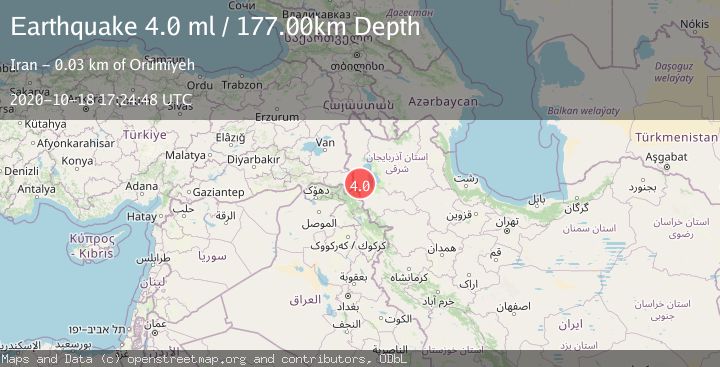 Map of TURKEY-IRAN-IRAQ BORDER REGION
