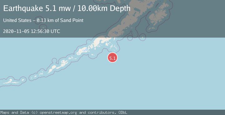 Map of SOUTH OF ALASKA