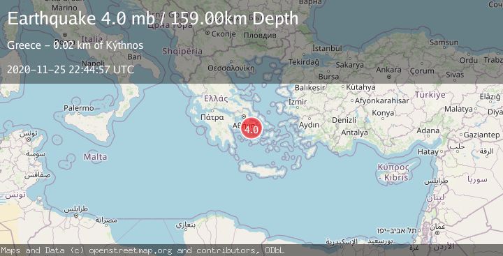 Map of SOUTHERN GREECE