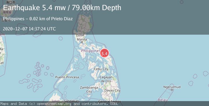 Map of CATANDUANES, PHILIPPINES