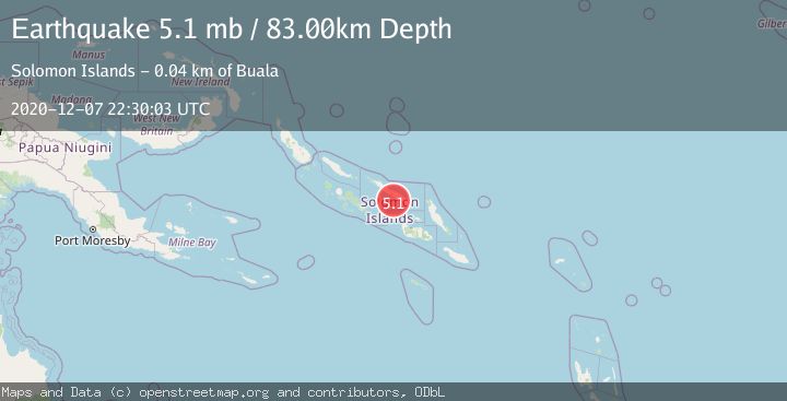 Map of SOLOMON ISLANDS