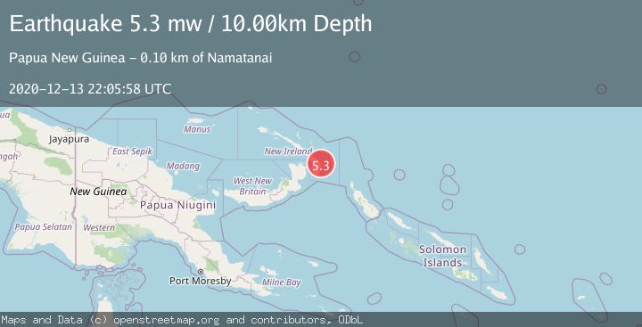 Map of NEW IRELAND REGION, P.N.G.