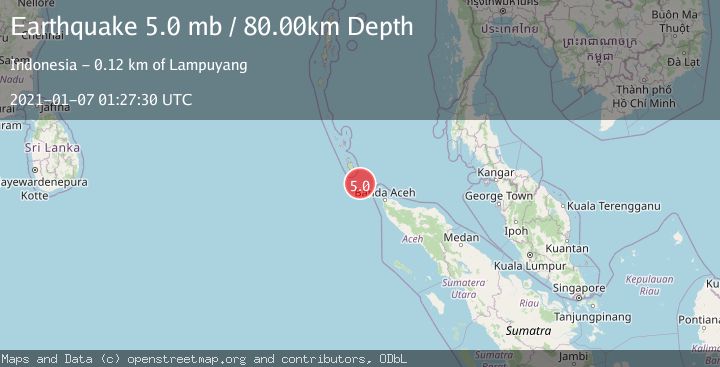 Map of NICOBAR ISLANDS, INDIA REGION