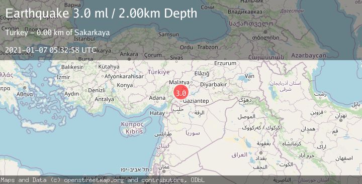 Map of CENTRAL TURKEY