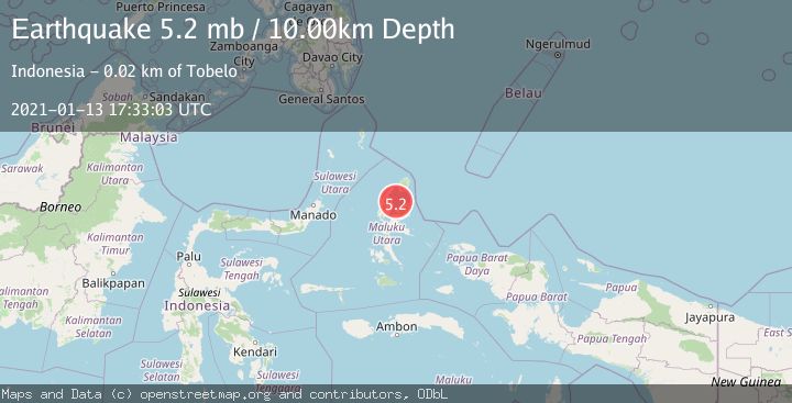 Map of HALMAHERA, INDONESIA