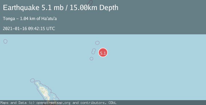 Map of KERMADEC ISLANDS, NEW ZEALAND