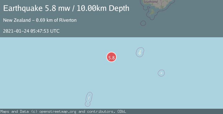 Map of AUCKLAND ISLANDS, N.Z. REGION