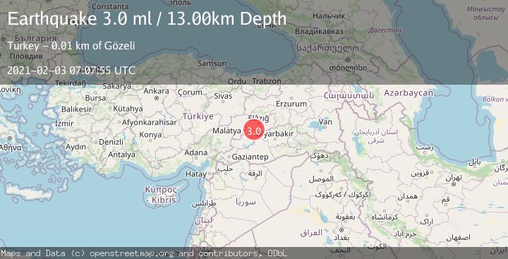 Map of EASTERN TURKEY