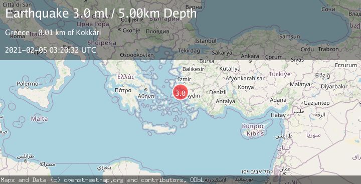 Map of DODECANESE ISLANDS, GREECE