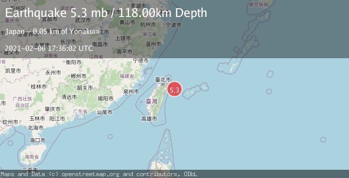 Map of TAIWAN REGION