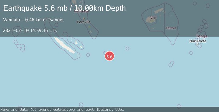 Map of SOUTHEAST OF LOYALTY ISLANDS