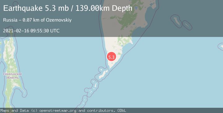 Map of KAMCHATKA PENINSULA, RUSSIA