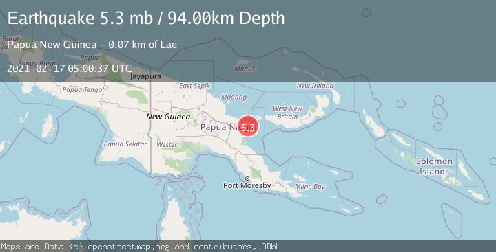 Map of EASTERN NEW GUINEA REG., P.N.G.