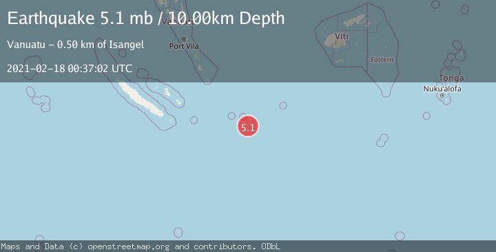 Map of SOUTHEAST OF LOYALTY ISLANDS