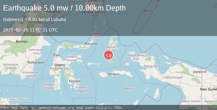 Map of HALMAHERA, INDONESIA
