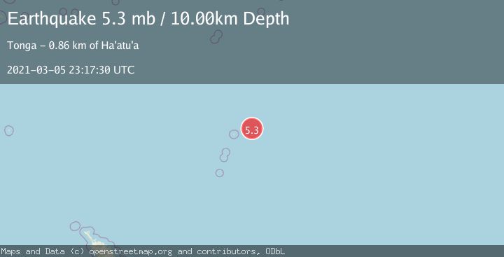 Map of KERMADEC ISLANDS REGION