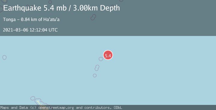 Map of KERMADEC ISLANDS REGION