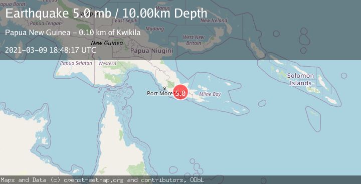 Map of EASTERN NEW GUINEA REG., P.N.G.