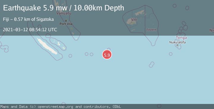Map of SOUTHEAST OF LOYALTY ISLANDS