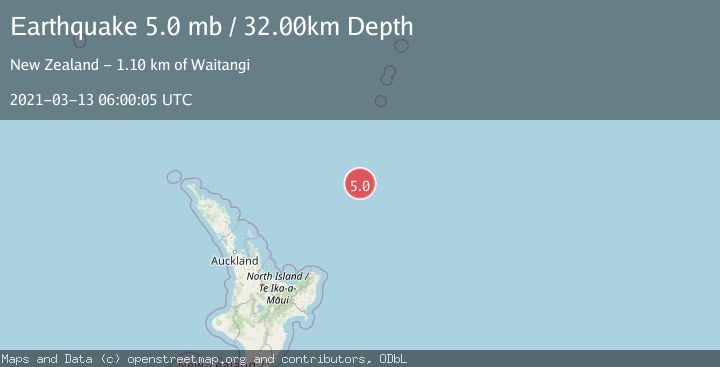 Map of SOUTH OF KERMADEC ISLANDS