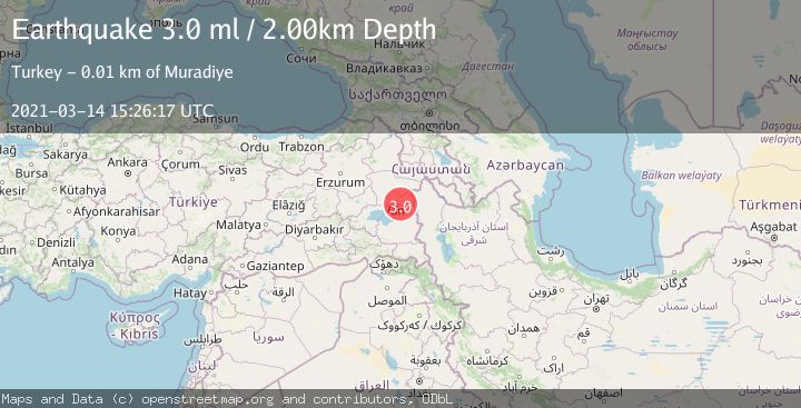Map of EASTERN TURKEY