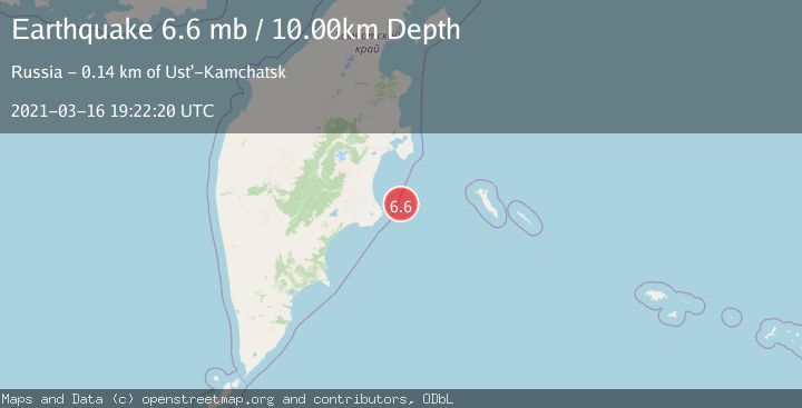 Map of NEAR EAST COAST OF KAMCHATKA