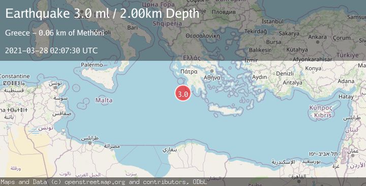 Map of SOUTHERN GREECE