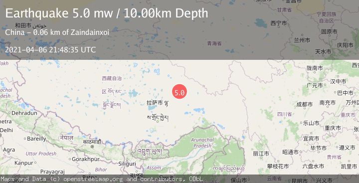 Map of EASTERN XIZANG
