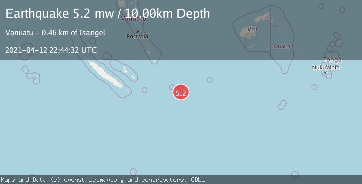 Map of SOUTHEAST OF LOYALTY ISLANDS