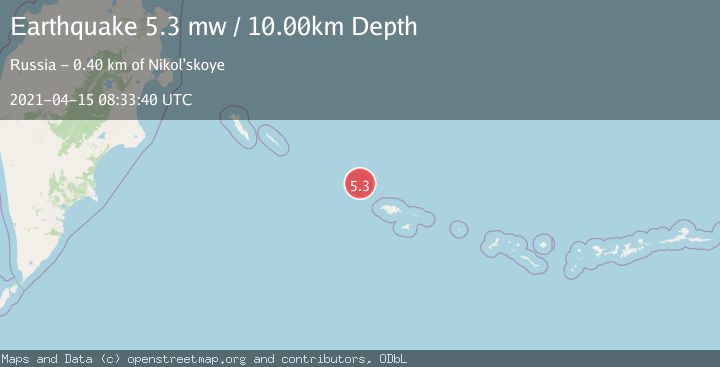 Map of NEAR ISLANDS, ALEUTIAN ISLANDS