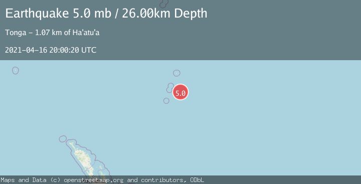 Map of KERMADEC ISLANDS, NEW ZEALAND