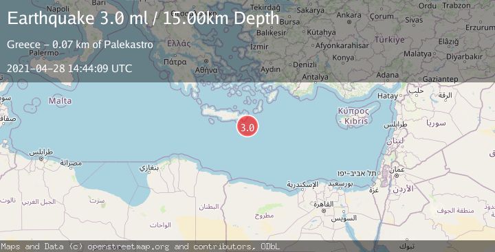 Map of CRETE, GREECE