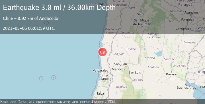 Map of COQUIMBO, CHILE