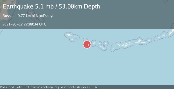 Map of RAT ISLANDS, ALEUTIAN ISLANDS