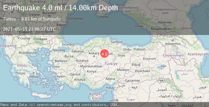 Map of CENTRAL TURKEY