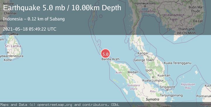 Map of NICOBAR ISLANDS, INDIA REGION