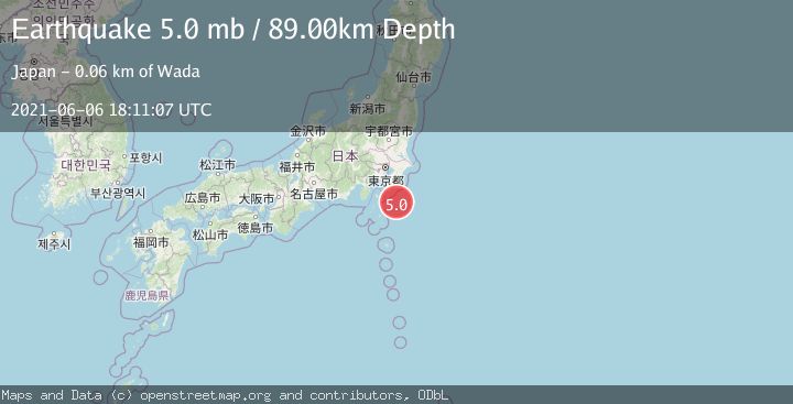 Map of NEAR EAST COAST OF HONSHU, JAPAN