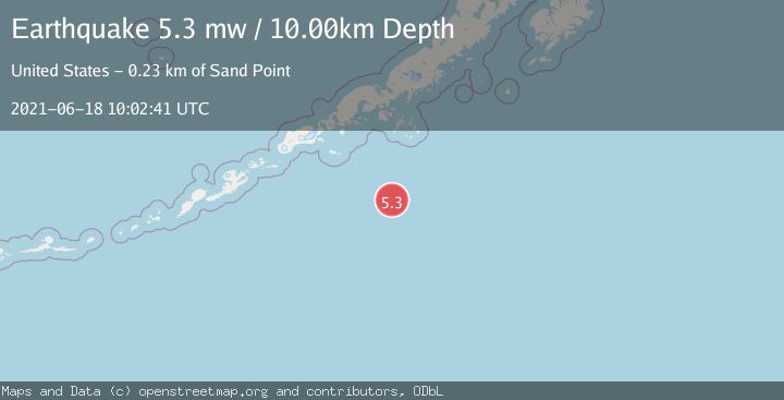 Map of SOUTH OF ALASKA