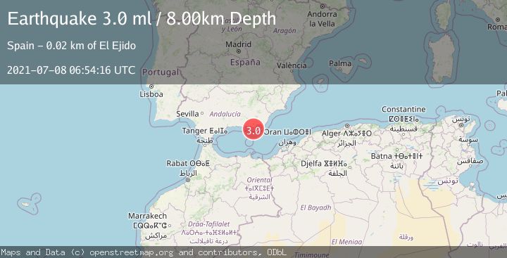 Map of STRAIT OF GIBRALTAR