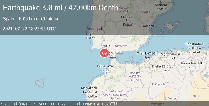 Map of STRAIT OF GIBRALTAR