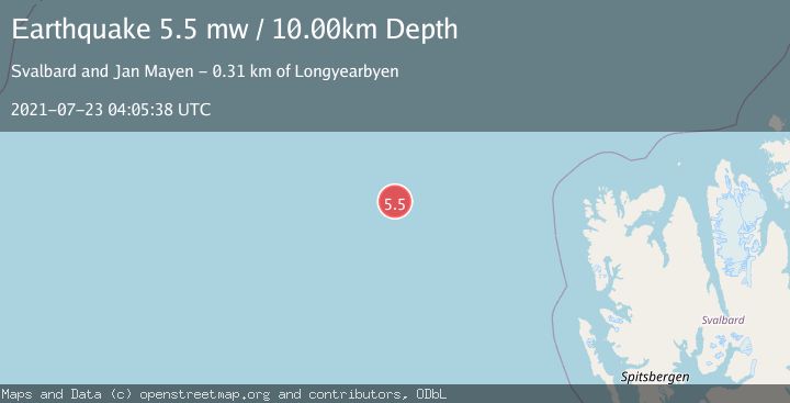 Map of GREENLAND SEA