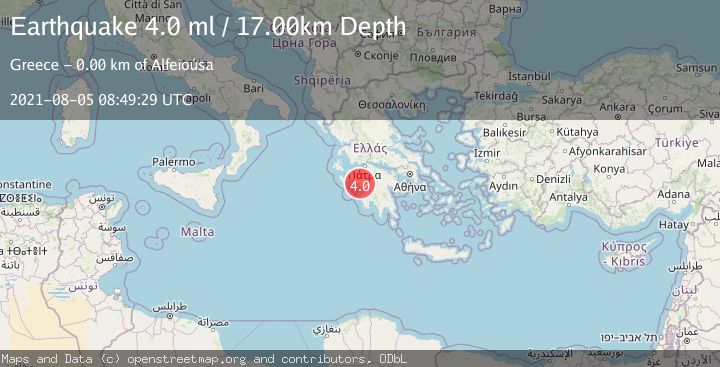 Map of SOUTHERN GREECE