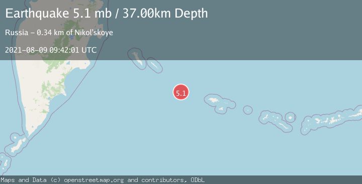 Map of NEAR ISLANDS, ALEUTIAN ISLANDS