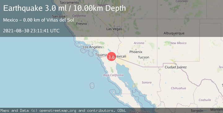 Map of BAJA CALIFORNIA, MEXICO