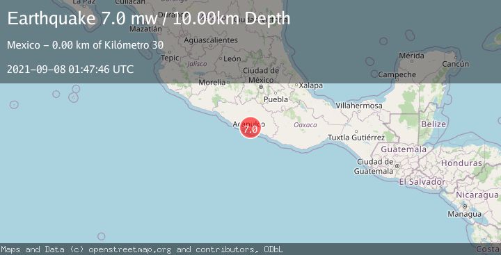 Map of GUERRERO, MEXICO