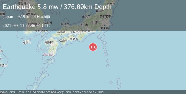 Map of IZU ISLANDS, JAPAN REGION